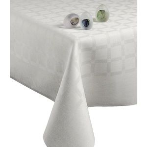 🐇 NEW - Klässbols - Duk “Dylta” Stunning Natural White Linen Tablecloth